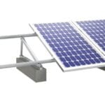 سازه پنل خورشیدی 1 ردیفه 1 پنله گالوانیزه گرم