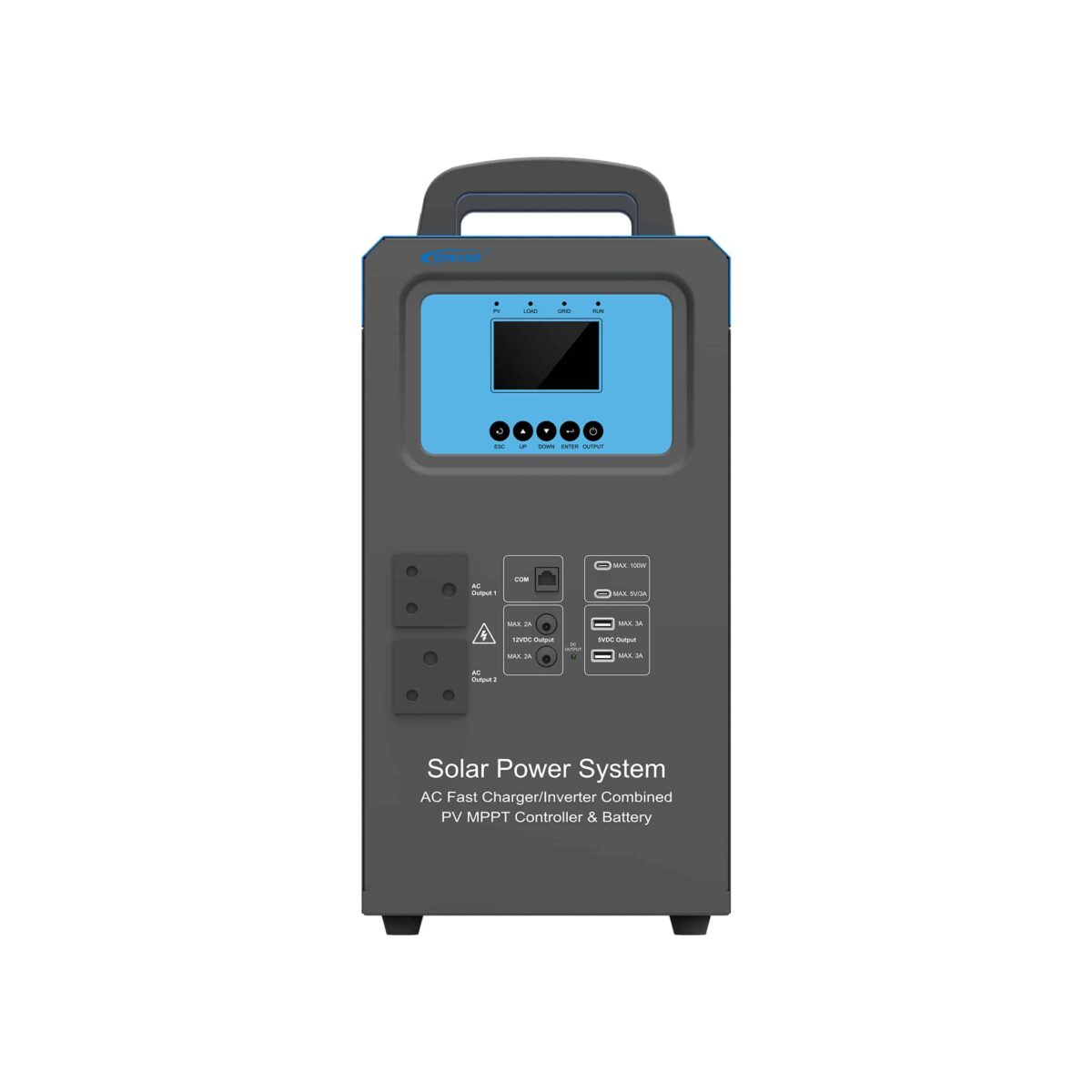 پرتابل خورشیدی 2500 وات EPEVER باتری داخلی خروجی DC/AC سینوسی - تصویر 1