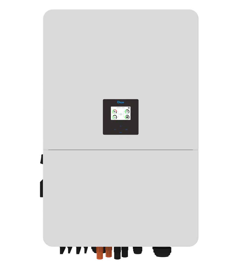 اینورتر 60 کیلووات هیبرید سه‌فاز مدل SUN-60KSG02HP3-EU-EM6 برند Deye